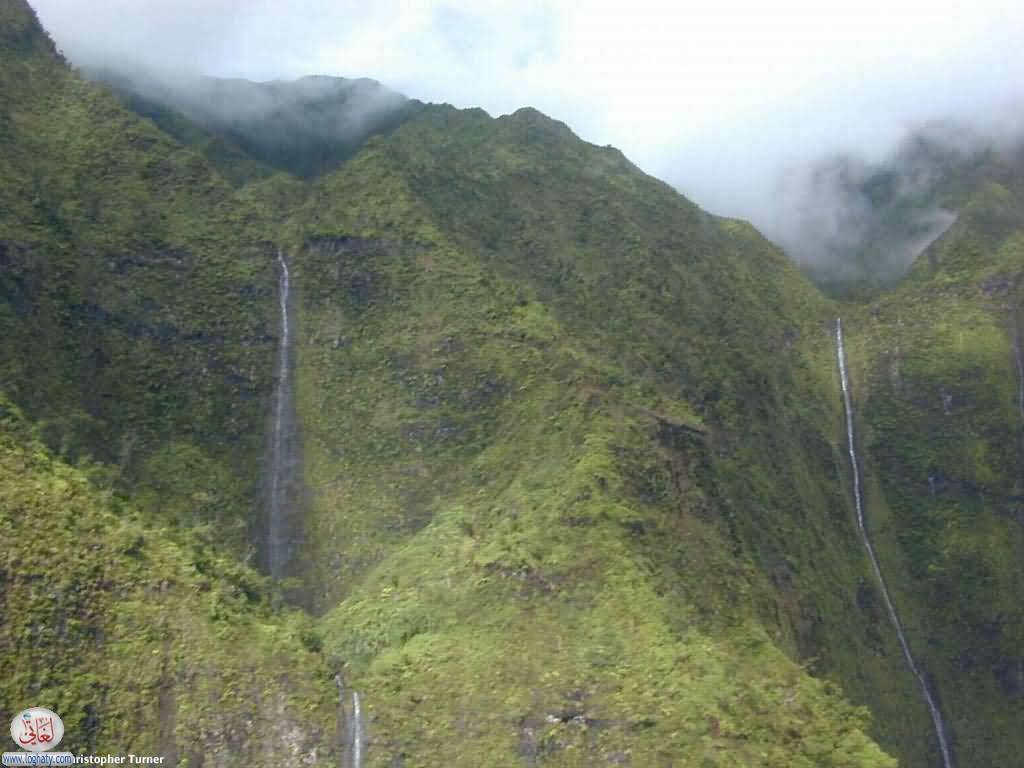 dual waterfalls